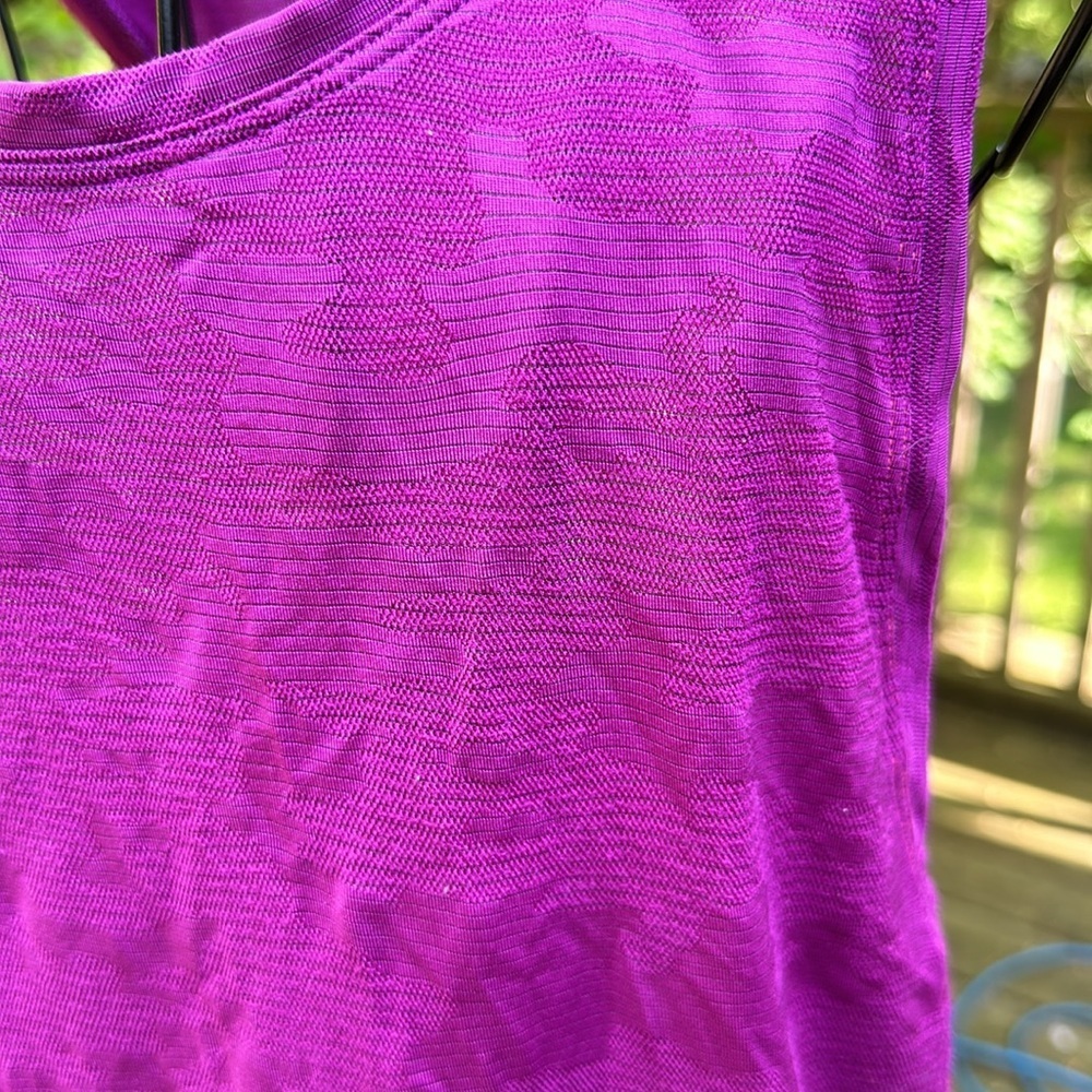 Lululemon Burn Out Purple Tank Burnout Workout Top​​ - Picture 2 of 7